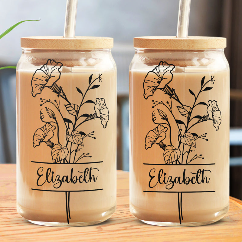 Soyez vous-même - Tasse en verre personnalisée, tasse à café glacé - Cadeau d'anniversaire, cadeau pour vous-même