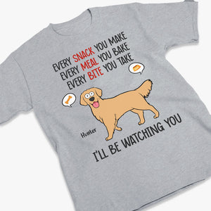 Nous vous surveillerons - T-shirt unisexe personnalisé pour chien, sweat à capuche, sweat-shirt - Cadeau pour les propriétaires d'animaux et les amoureux des animaux