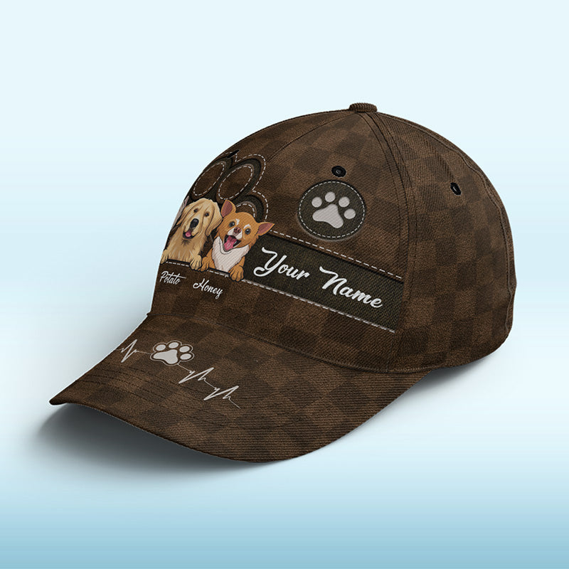 L'amour vient en fourrure et en pattes - Chapeau personnalisé pour chien et chat, casquette classique à imprimé intégral - Cadeau pour propriétaires et amoureux des animaux