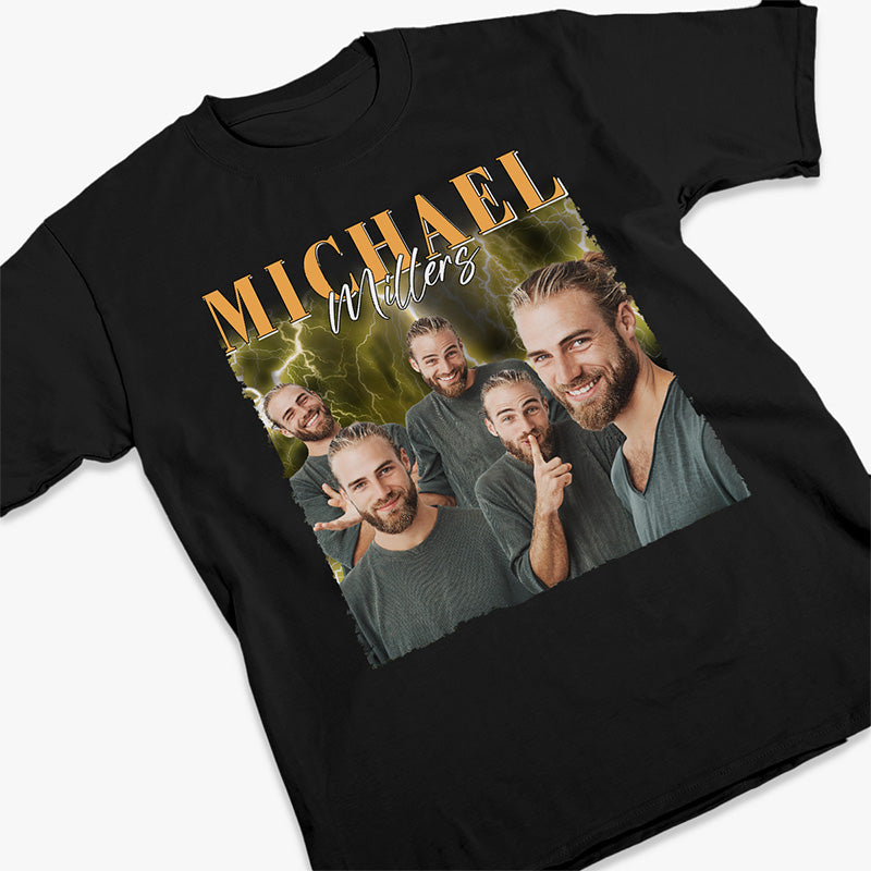 Photo personnalisée Positive Vibes Positive Life - T-shirt unisexe personnalisé, sweat à capuche, sweat-shirt - Cadeau pour les membres de la famille, les propriétaires d'animaux et les amoureux des animaux