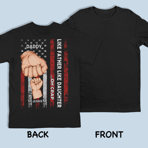 Je suis une autre version de mon père - T-shirt, sweat à capuche, sweat-shirt unisexe personnalisé imprimé au dos - Cadeau de fête des pères, d'anniversaire pour papa