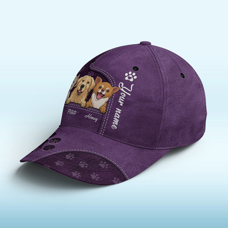 Nos petits anges roses - Casquette personnalisée pour chien et chat, imprimé intégral - Nouveauté, cadeau pour propriétaires et amoureux des animaux