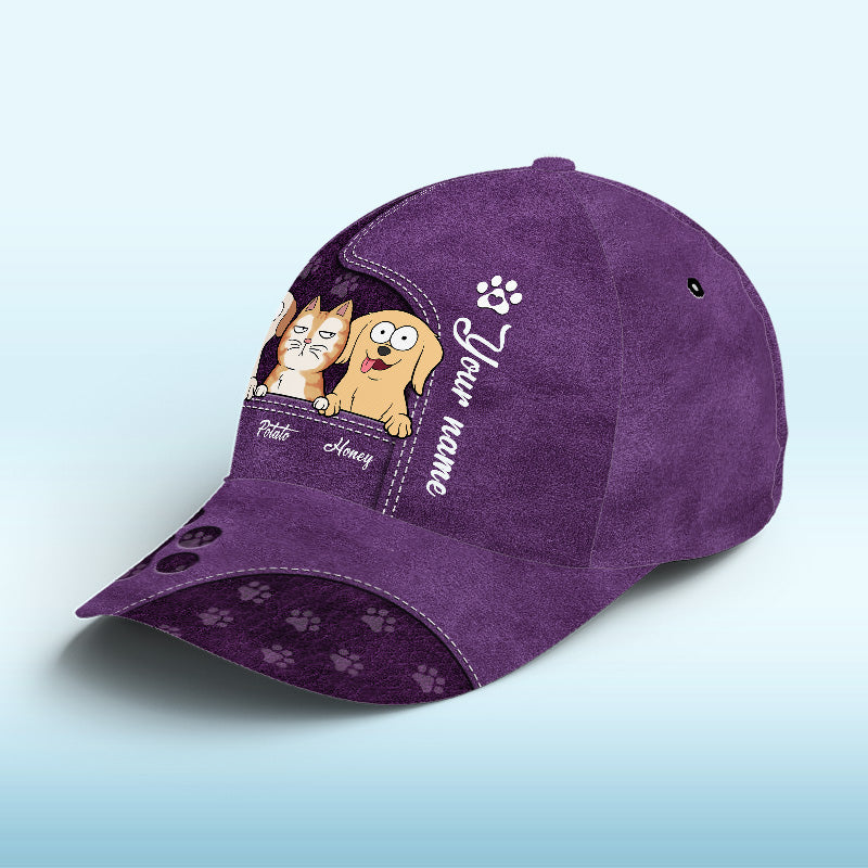 Mes bébés adorés - Casquette personnalisée pour chien et chat, casquette classique à imprimé intégral - Cadeau pour propriétaires et amoureux des animaux
