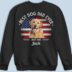 T-shirt, sweat à capuche et sweat-shirt unisexe personnalisé avec photo « Meilleure maman de chien » – Cadeau pour propriétaires et amoureux des animaux