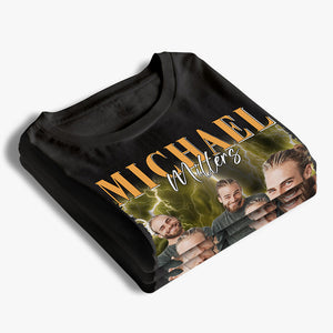 Photo personnalisée Positive Vibes Positive Life - T-shirt unisexe personnalisé, sweat à capuche, sweat-shirt - Cadeau pour les membres de la famille, les propriétaires d'animaux et les amoureux des animaux