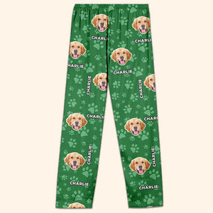 Pyjama personnalisé avec photo de moi et de mon meilleur ami - Pantalon de pyjama personnalisé avec photo de visage pour chien et chat - Nouveauté, cadeau de Noël pour les propriétaires d'animaux et les amoureux des animaux