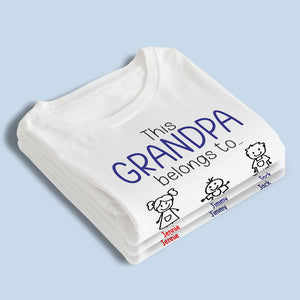 Mon père est cool - T-shirt unisexe personnalisé pour la famille, sweat à capuche, sweat-shirt - Cadeau de fête des pères, d'anniversaire pour papa, grand-père