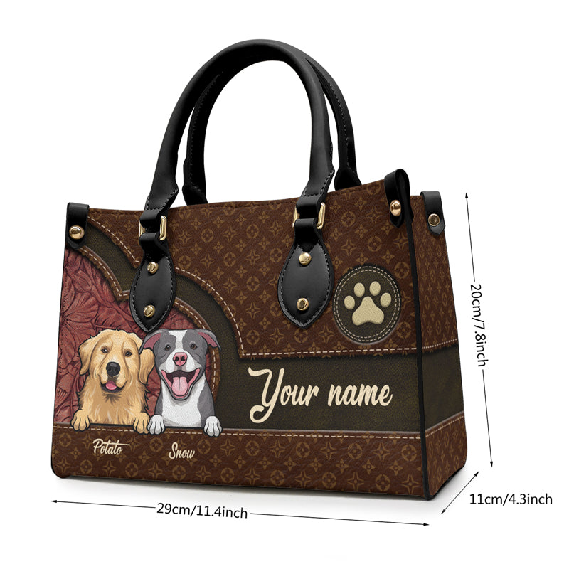 La vie est meilleure avec votre adorable petit animal en fourrure ! Sac à main en cuir personnalisé pour chien et chat ! Cadeau idéal pour les propriétaires et les amoureux des animaux.