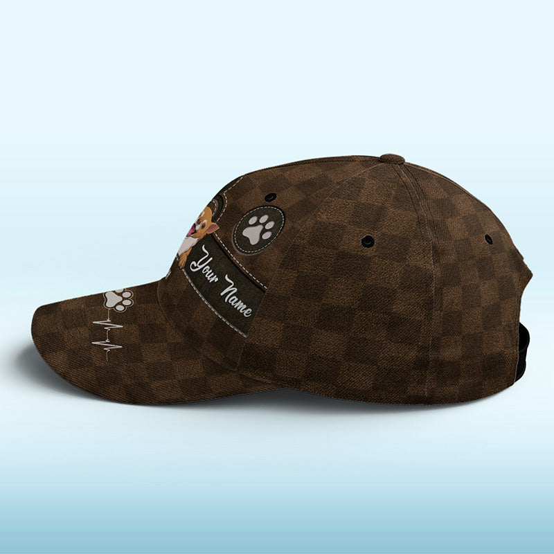 L'amour vient en fourrure et en pattes noir - Casquette personnalisée pour chien et chat, casquette classique à imprimé intégral - Nouveauté, cadeau pour propriétaires et amoureux des animaux