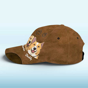 Mon chien est plus cool que le tien ! Casquette personnalisée pour chien, imprimé intégral, cadeau pour les propriétaires et les amoureux des animaux.