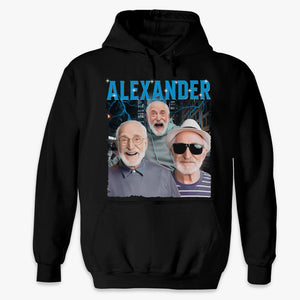 Photo personnalisée « Le meilleur papa du monde » - T-shirt, sweat à capuche et sweat-shirt unisexe personnalisé pour la famille - Cadeau d'anniversaire pour papa