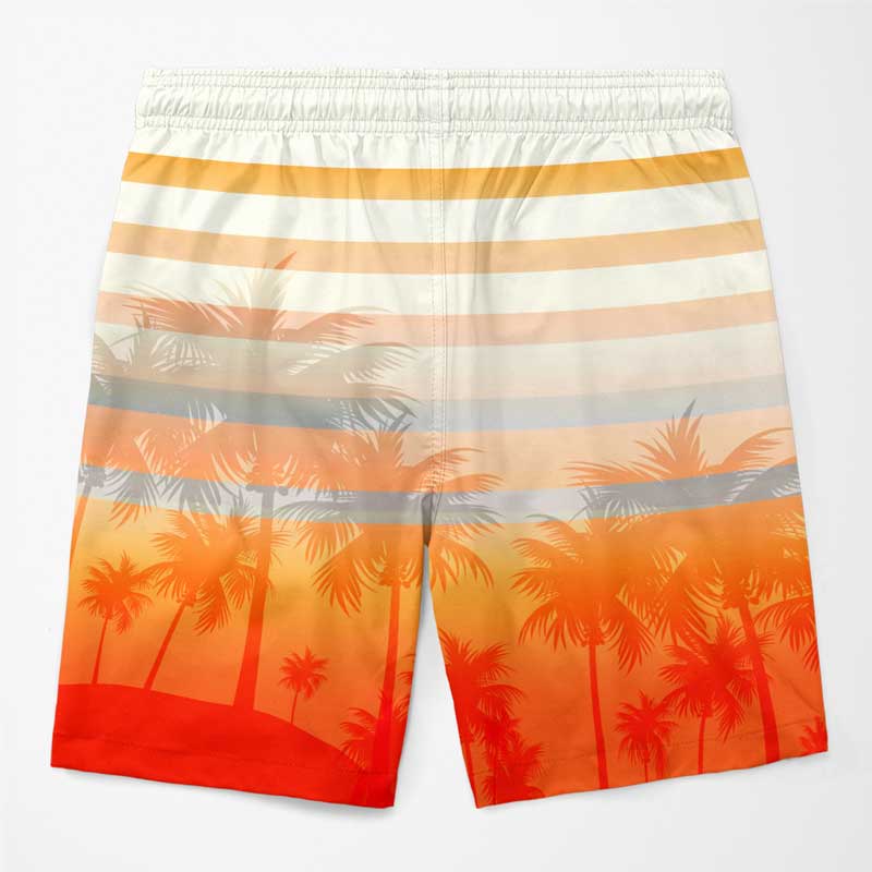 Retournez voir Bae si vous êtes perdu - Short de plage hawaïen personnalisé et amusant pour couple - Cadeau de vacances d'été, cadeau de fête d'anniversaire pour mari et femme