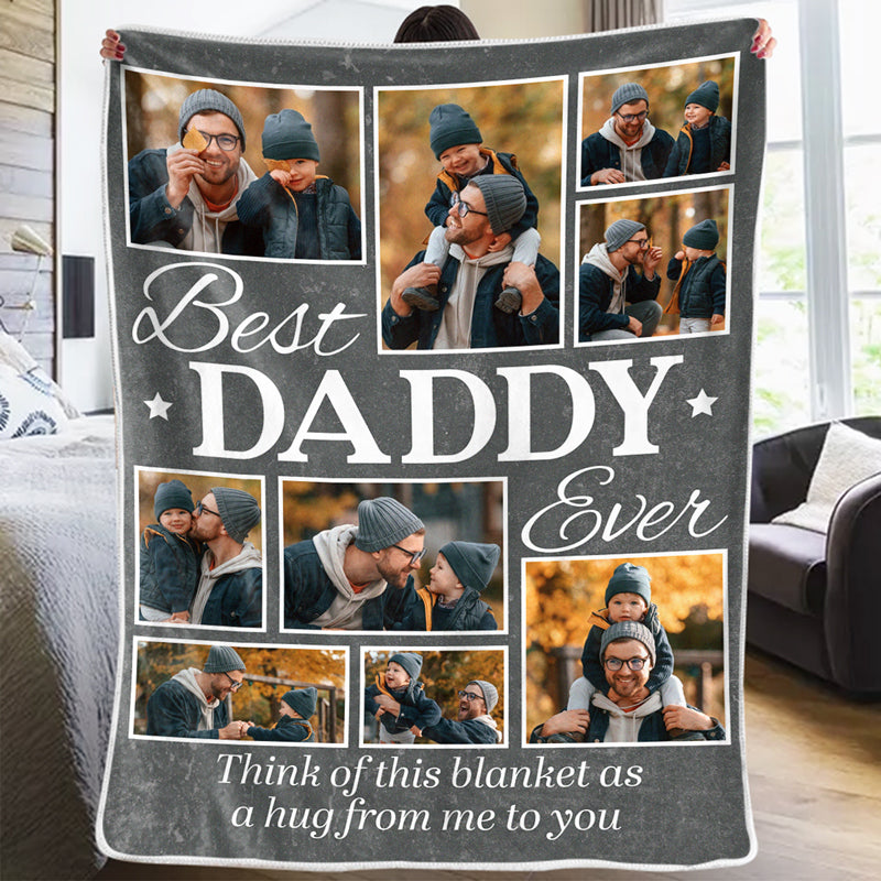 Custom Photo You Are My Greatest Gift - Family Personalized Custom Blanket - Gift For Dad, Mom