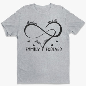 Family Is Forever Close At Heart  - Family Personalized Custom Unisex T-shirt, Hoodie, Sweatshirt - Gift For Family Members