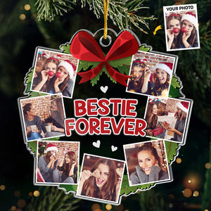 Photo personnalisée « Sœur » : le plus beau cadeau ! Décoration personnalisée pour meilleure amie ! En acrylique, forme personnalisée ! Cadeau de Noël pour meilleures amies, meilleures amies et sœurs.