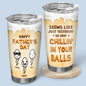 De la part de vos meilleurs enfants - Gobelet personnalisé pour la famille - Cadeau de fête des pères et d'anniversaire pour papa