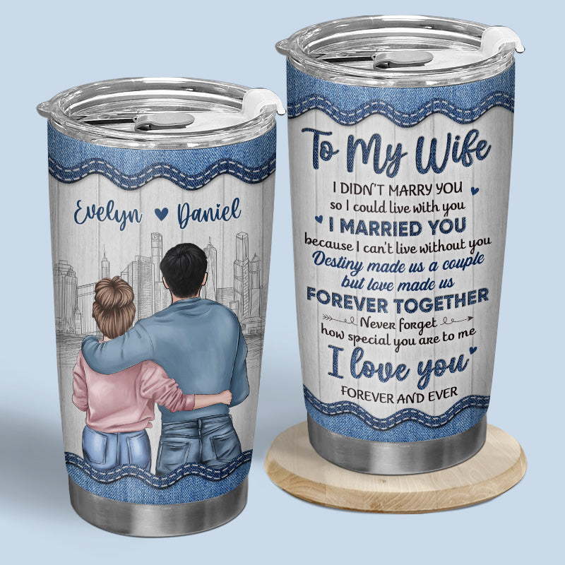 La Reine de mon cœur - Verre personnalisé pour couple - Cadeau pour mari et femme, anniversaire