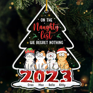 Un petit Noël tout doux - Décoration personnalisée pour chien et chat - Acrylique - Forme personnalisée - Cadeau de Noël pour les propriétaires et les amoureux des animaux