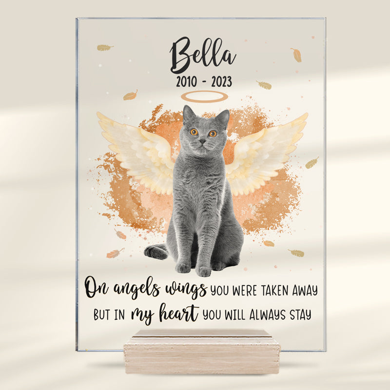 Photo personnalisée « Si l'amour avait pu vous sauver » - Plaque commémorative rectangulaire en acrylique personnalisée - Cadeau de condoléances pour les propriétaires et les amoureux des animaux