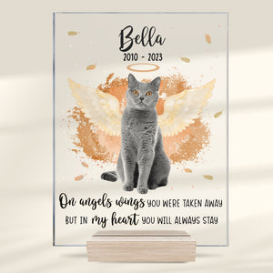 Photo personnalisée « Si l'amour avait pu vous sauver » - Plaque commémorative rectangulaire en acrylique personnalisée - Cadeau de condoléances pour les propriétaires et les amoureux des animaux
