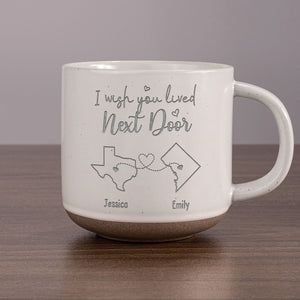 La seule façon d'avoir un ami est d'en être un - Mug en poterie personnalisé Bestie - Cadeau pour meilleures amies, meilleures amies, sœurs