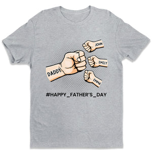 Thank You For Being Our Dad - Family Personalized Custom Unisex T-shirt, Hoodie, Sweatshirt - Father's Day, Birthday Gift For Dad