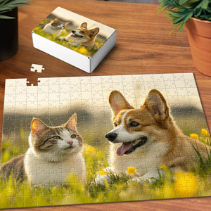 Custom Photo You Are Part Of Myself - Family Personalized Custom Jigsaw Puzzle - Gift For Family Members