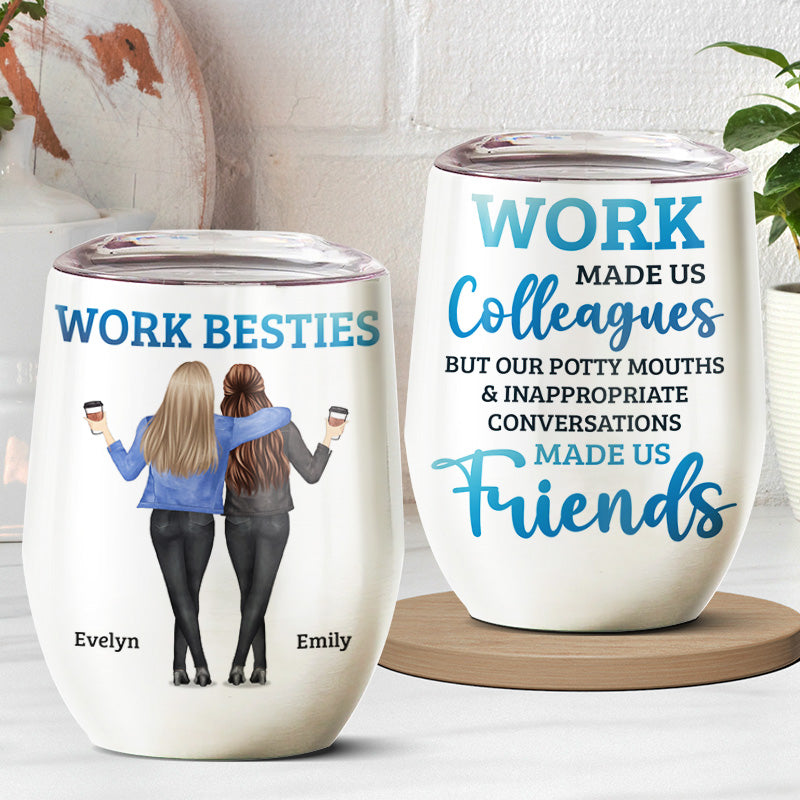 Vous êtes la raison - Verre à vin personnalisé pour collègue - Cadeau pour collègues, amis de travail, collègues 