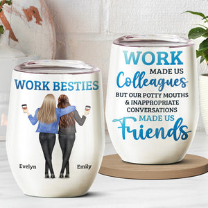Vous êtes la raison - Verre à vin personnalisé pour collègue - Cadeau pour collègues, amis de travail, collègues 
