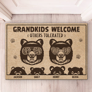 Bienvenue à Nana - Tapis décoratif personnalisé pour la maison - Cadeau de pendaison de crémaillère, cadeau pour grand-père, grand-mère