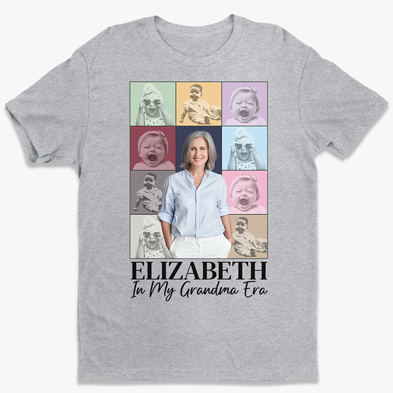 Photo personnalisée de l'époque de ma mère - T-shirt, sweat à capuche et sweat-shirt unisexe personnalisé pour la famille - Cadeau pour maman et grand-mère