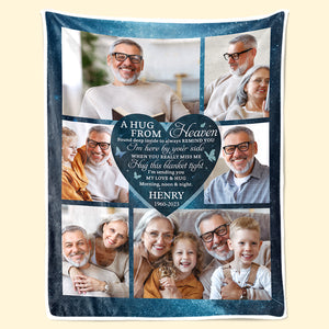 Photo personnalisée Je suis là à vos côtés - Couverture commémorative personnalisée - Cadeau de condoléances pour les membres de la famille