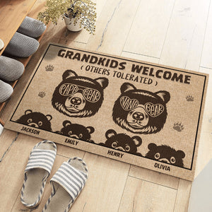 Bienvenue à Nana - Tapis décoratif personnalisé pour la maison - Cadeau de pendaison de crémaillère, cadeau pour grand-père, grand-mère