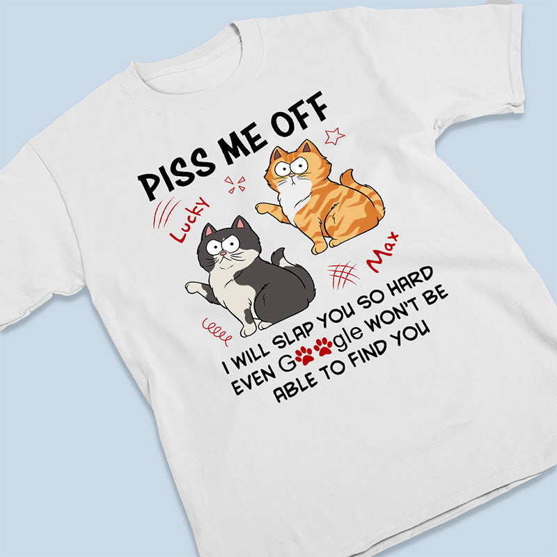 Je vais te gifler si fort - T-shirt unisexe personnalisé avec chat, sweat à capuche, cadeau pour les propriétaires d'animaux et les amoureux des animaux
