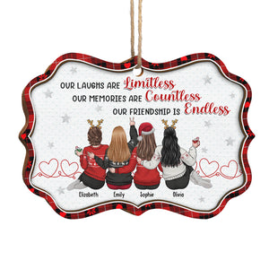 Que les bons moments roulent ! Décoration personnalisée pour meilleure amie ! En bois, forme Benelux ! Cadeau de Noël pour meilleures amies, meilleures amies et sœurs.