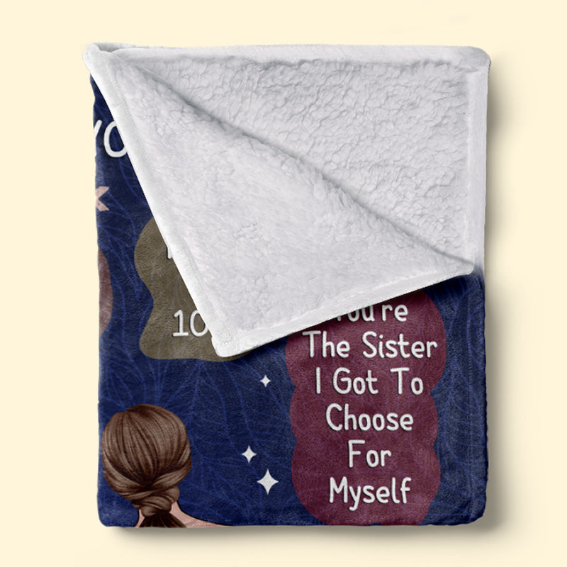 Nous avons un lien incroyable - Couverture personnalisée Bestie - Cadeau de Noël pour meilleures amies, meilleures amies, sœurs