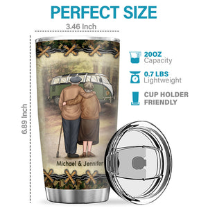 To My Wife I Can Not Live Without You - Couple Personalized Custom Tumbler - Gift For Wife, Anniversary