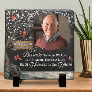 Custom Photo We Know You Would Be Here Today - Memorial Personalized Custom Square Shaped Memorial Stone - Sympathy Gift For Family Members
