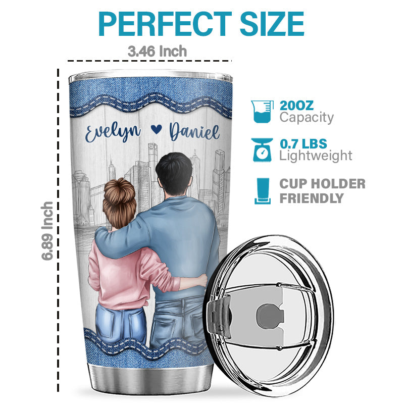 La Reine de mon cœur - Verre personnalisé pour couple - Cadeau pour mari et femme, anniversaire