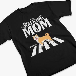 T-shirt, sweat à capuche et sweat-shirt unisexe personnalisé « The Walking Dad » avec chien - Cadeau pour les propriétaires et les amoureux des animaux