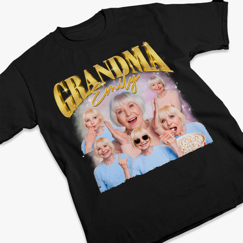 T-shirt, sweat à capuche et sweat-shirt unisexe personnalisé avec photo « Meilleure grand-mère de tous les temps » – Cadeau pour grand-mère