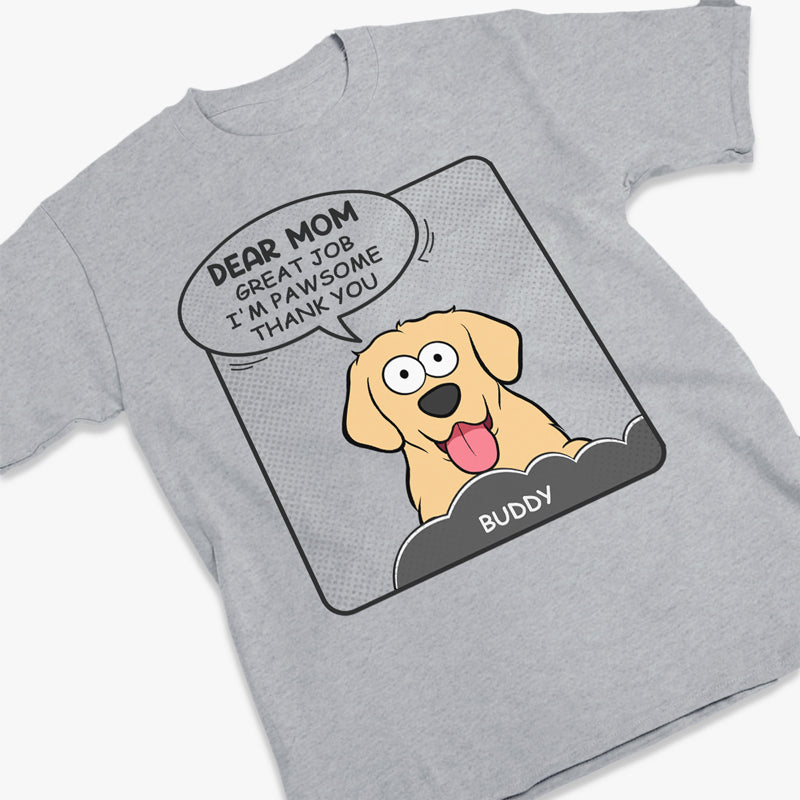 Excellent travail, nous sommes géniaux, merci - T-shirt unisexe personnalisé pour chien et chat, sweat à capuche, sweat-shirt - Cadeau pour les propriétaires d'animaux, les amoureux des animaux