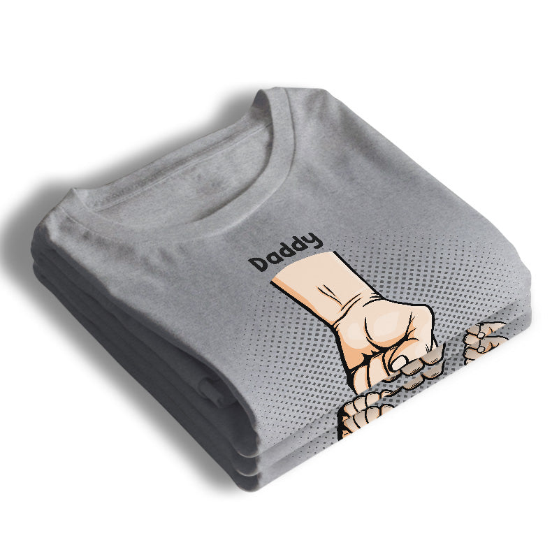 Papa, mon premier amour, mon premier héros - T-shirt unisexe personnalisé pour la famille, sweat à capuche, sweat-shirt - Cadeau de fête des pères, d'anniversaire pour papa