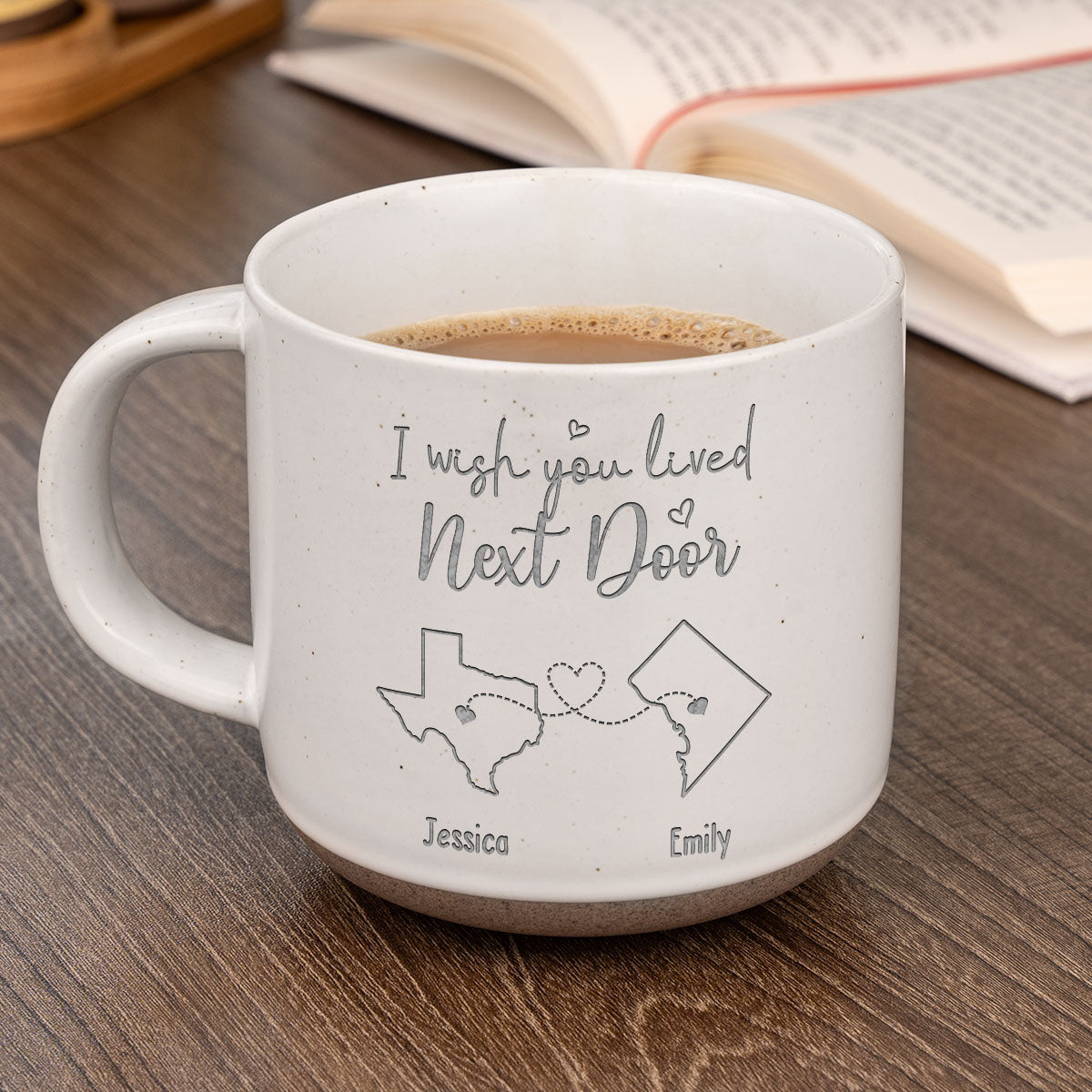 La seule façon d'avoir un ami est d'en être un - Mug en poterie personnalisé Bestie - Cadeau pour meilleures amies, meilleures amies, sœurs