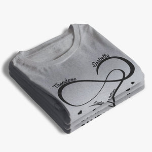 Family Is Forever Close At Heart  - Family Personalized Custom Unisex T-shirt, Hoodie, Sweatshirt - Gift For Family Members