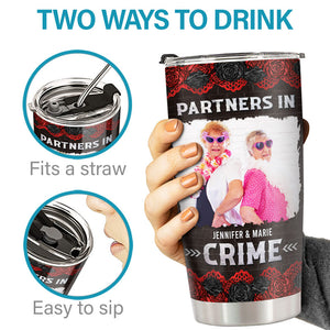 Custom Photo Just Remember If We Get Caught - Bestie Personalized Custom Tumbler - Gift For Best Friends, BFF, Sisters