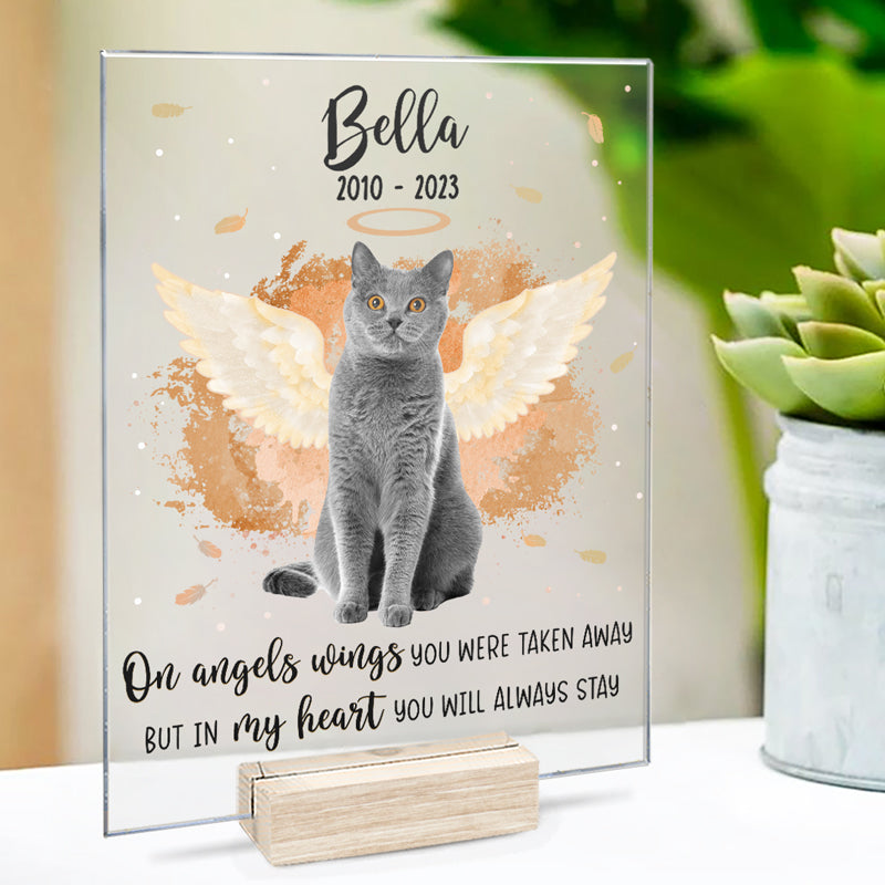 Photo personnalisée « Si l'amour avait pu vous sauver » - Plaque commémorative rectangulaire en acrylique personnalisée - Cadeau de condoléances pour les propriétaires et les amoureux des animaux
