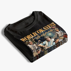 T-shirt, sweat à capuche et sweat-shirt unisexe personnalisé avec photo du pêcheur le plus correct du monde - Cadeau pour les amateurs de pêche