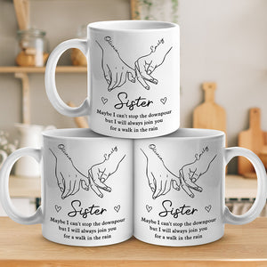 I’m Here For You Always - Bestie Personalized Custom Mug - Gift For Best Friends, BFF, Sisters