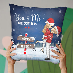 Tu es mon battement de cœur - Coussin personnalisé pour couple - Cadeau de Noël pour mari et femme, anniversaire